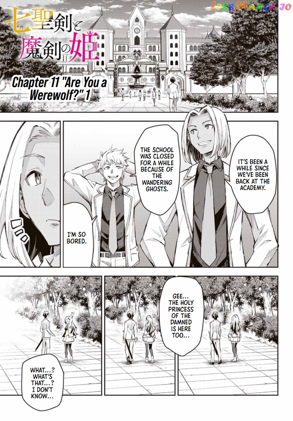 Seven Holy Sword And The Princess Of Magic Sword chapter 11.1 - page 2