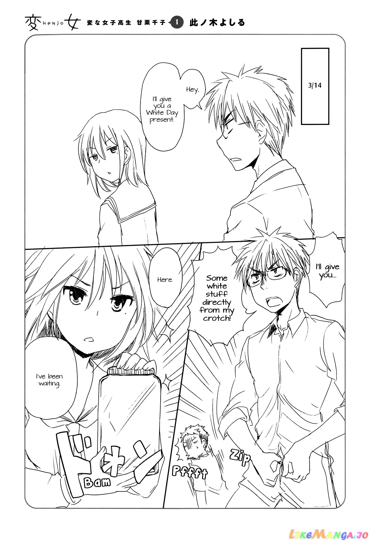 Henjyo - Hen na Jyoshi Kousei Amaguri Senko chapter 5.2 - page 10