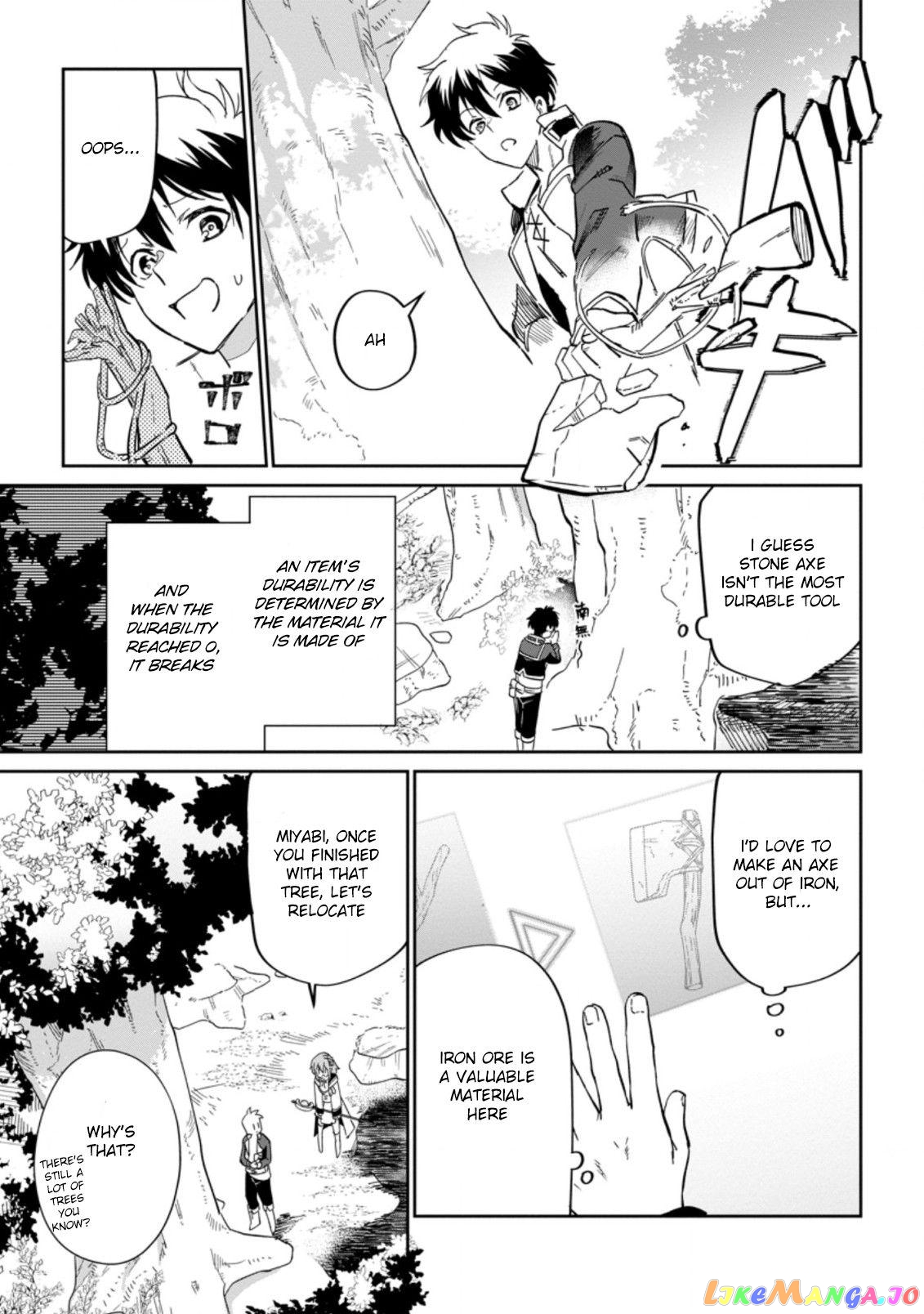 Isekai Craft Gurashi Jiyu Kimamana Seisan Shoku No Honobono Slow Life chapter 7.1 - page 8