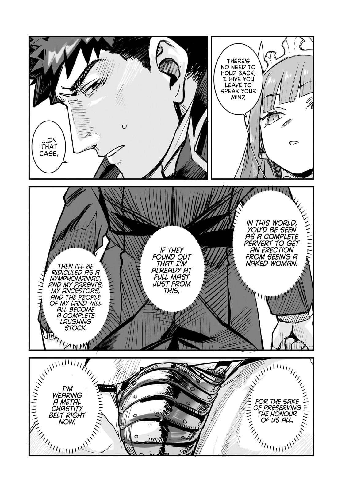 Virgin Knight who is the Frontier Lord in the Gender Switched World chapter 1 - page 9