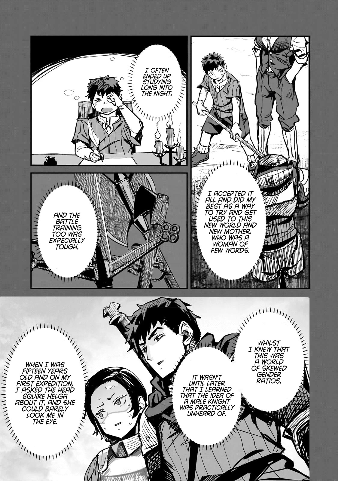 Virgin Knight who is the Frontier Lord in the Gender Switched World chapter 2 - page 5