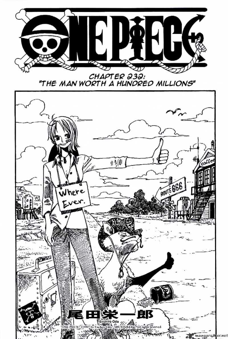 One Piece chapter 232 - page 1