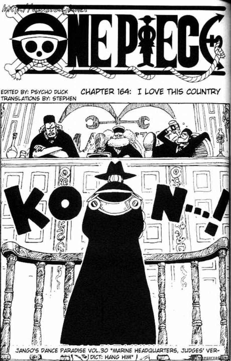 One Piece chapter 164 - page 1