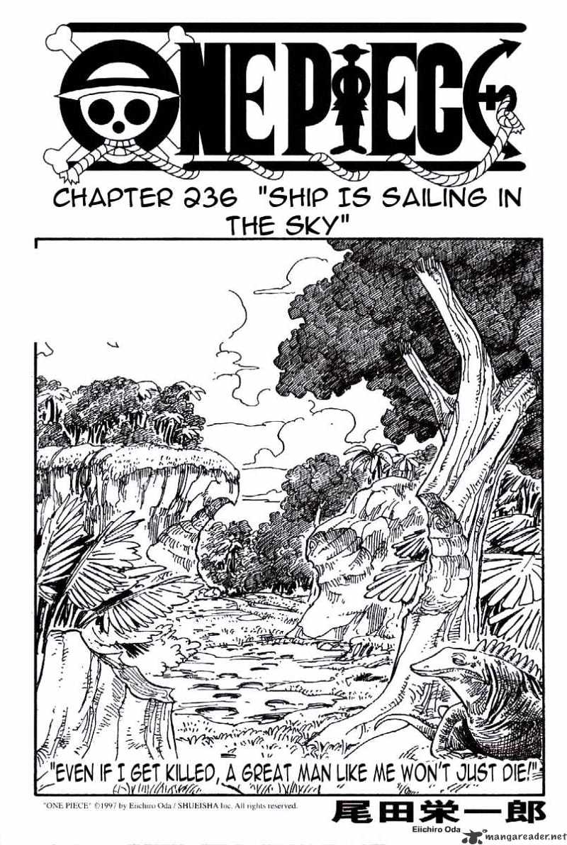 One Piece chapter 236 - page 1