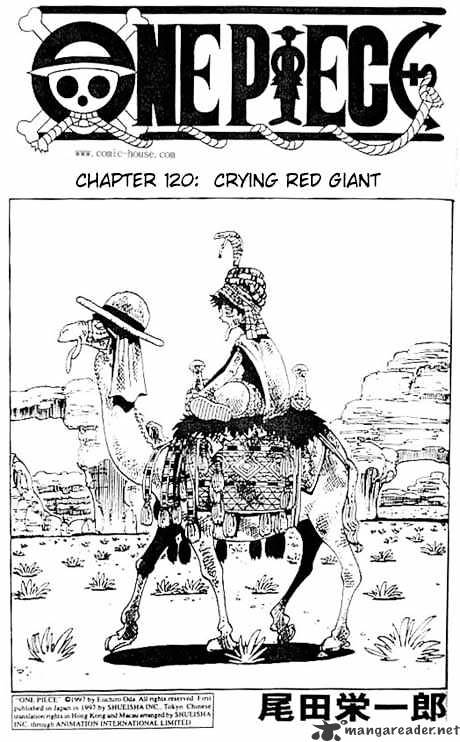 One Piece chapter 120 - page 1