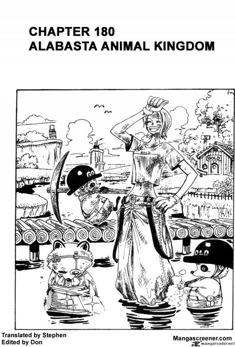 One Piece chapter 180 - page 1