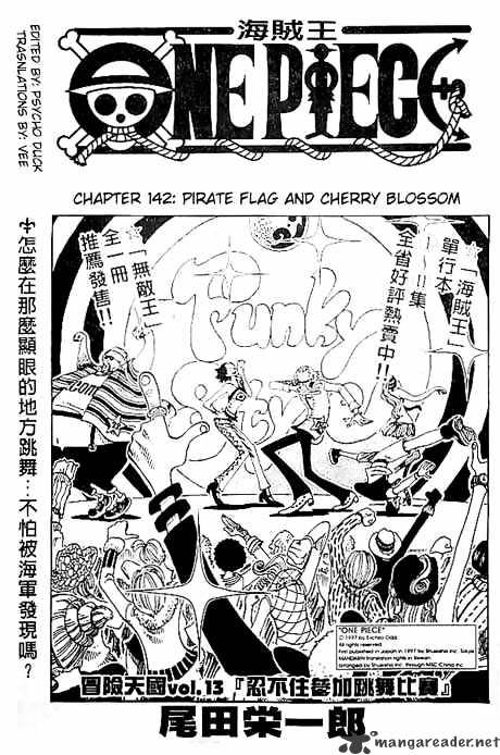 One Piece chapter 142 - page 1