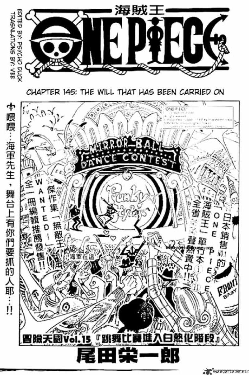 One Piece chapter 145 - page 1