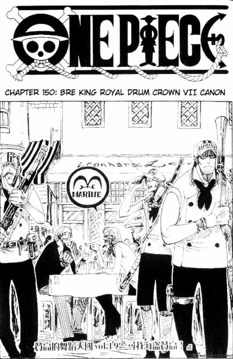 One Piece chapter 150 - page 1