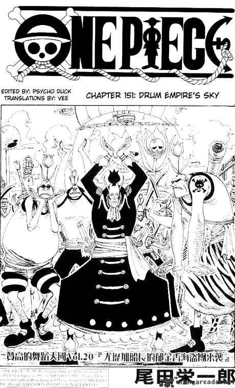 One Piece chapter 151 - page 1
