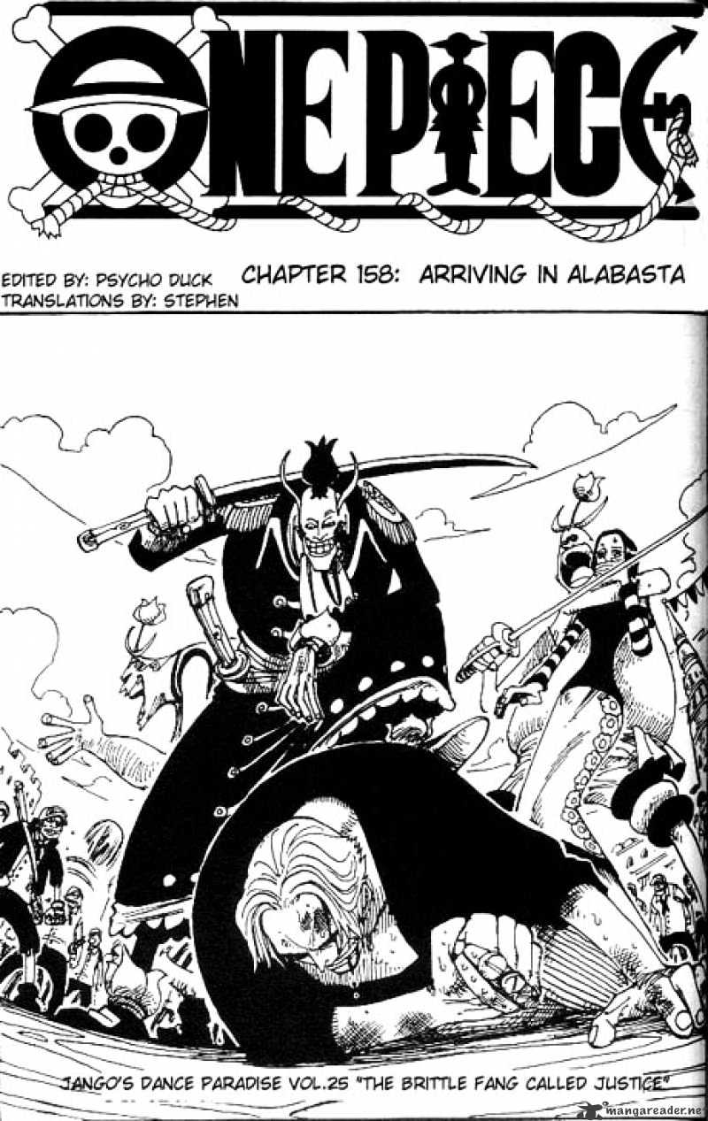 One Piece chapter 158 - page 1
