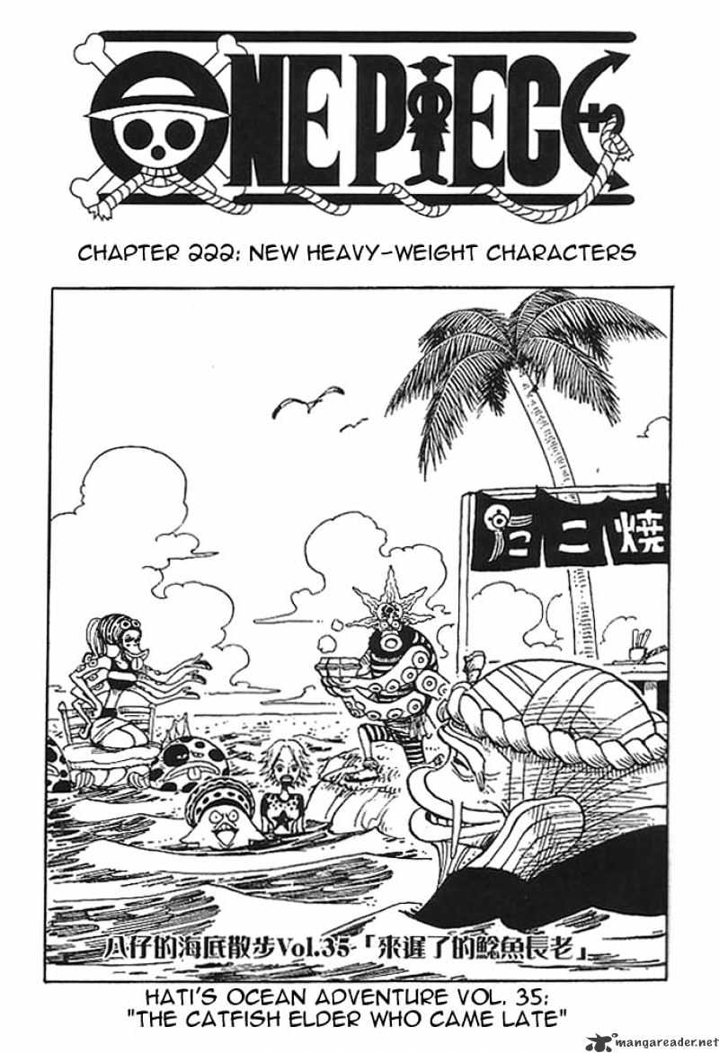 One Piece chapter 222 - page 1