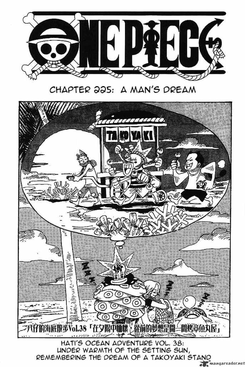 One Piece chapter 225 - page 1