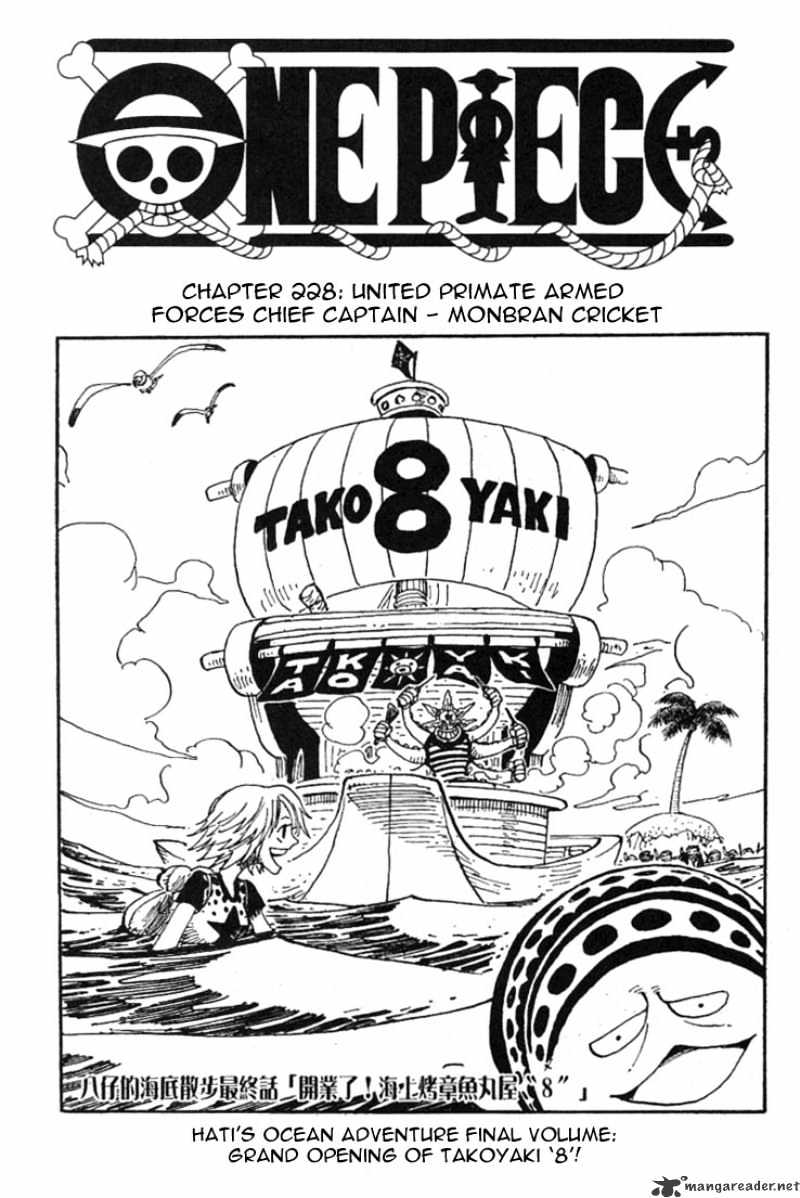One Piece chapter 228 - page 1
