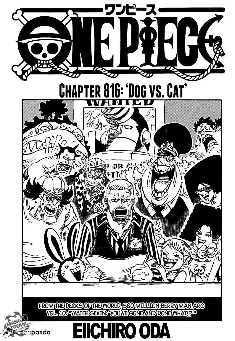 One Piece chapter 816 - page 1
