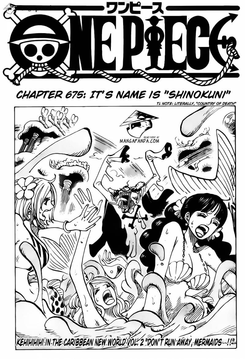 One Piece chapter 675 - page 1