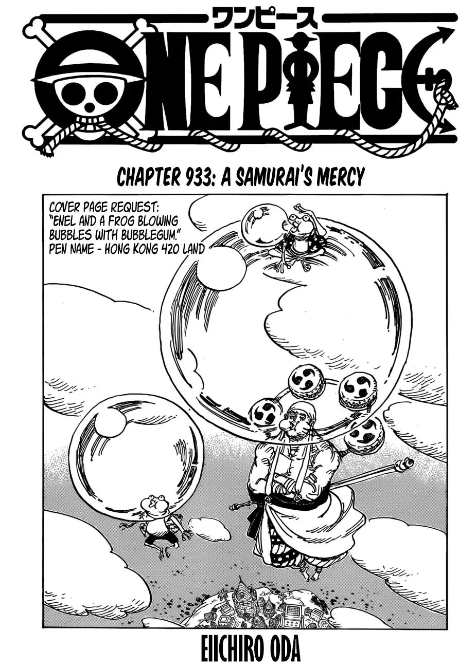 One Piece chapter 933 - page 1