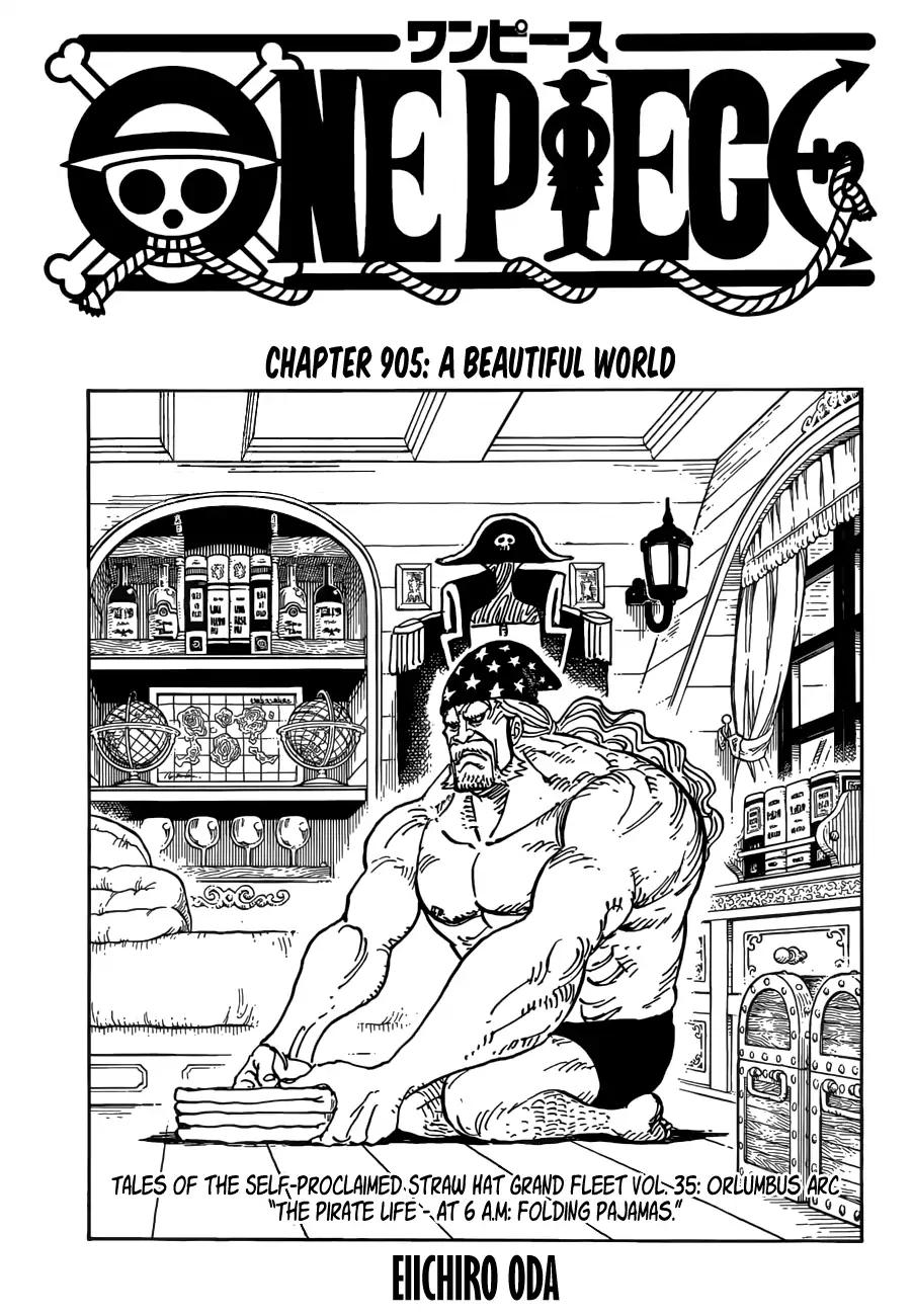 One Piece chapter 905 - page 1