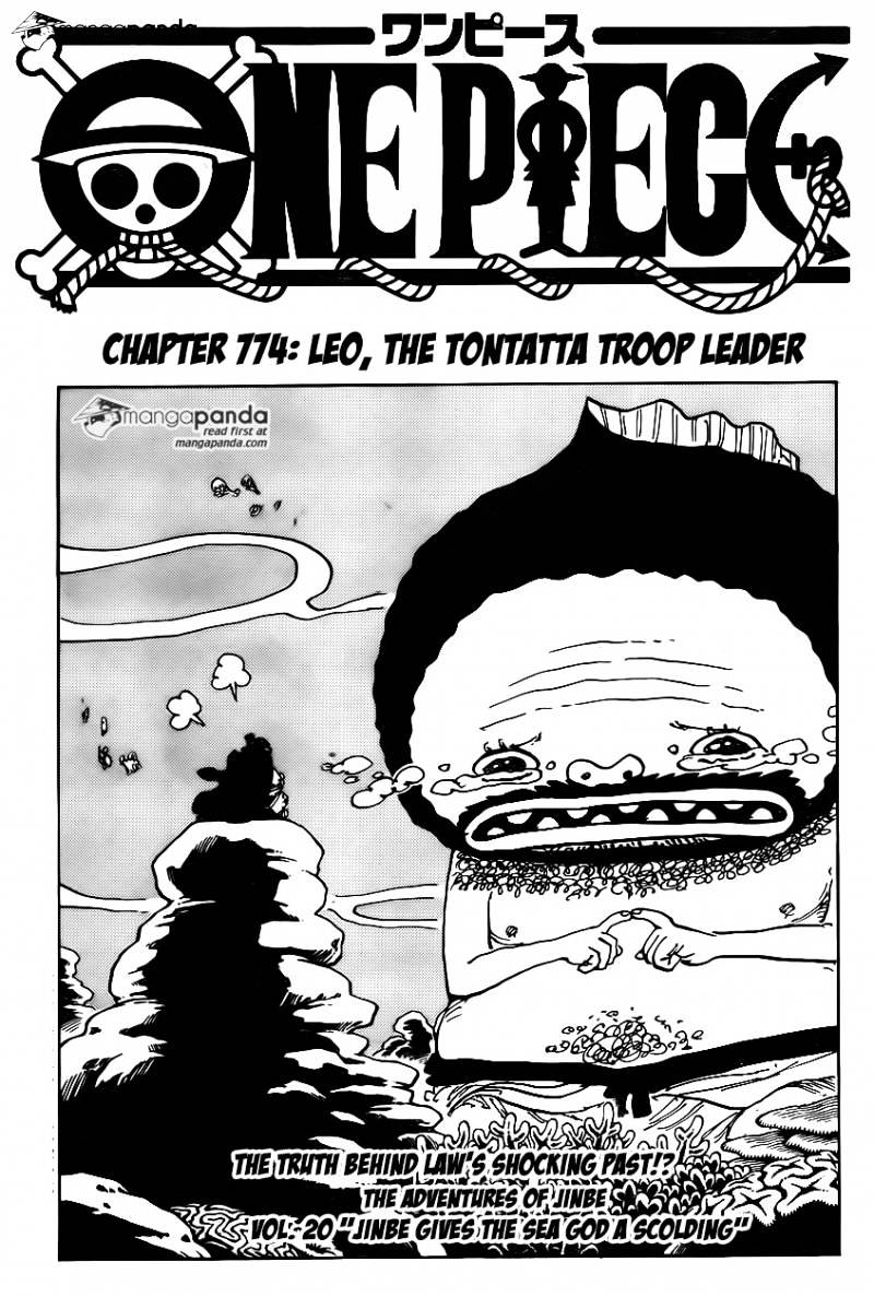 One Piece chapter 774 - page 1