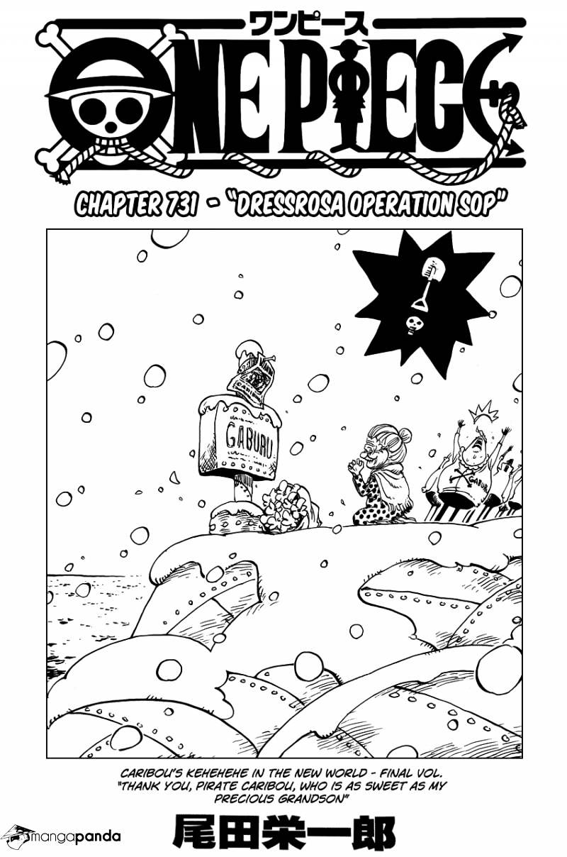One Piece chapter 731 - page 1