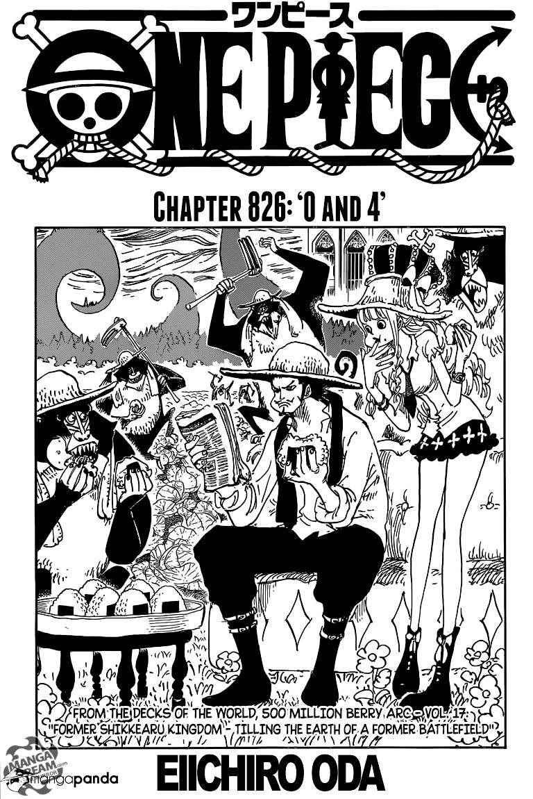 One Piece chapter 826 - page 1