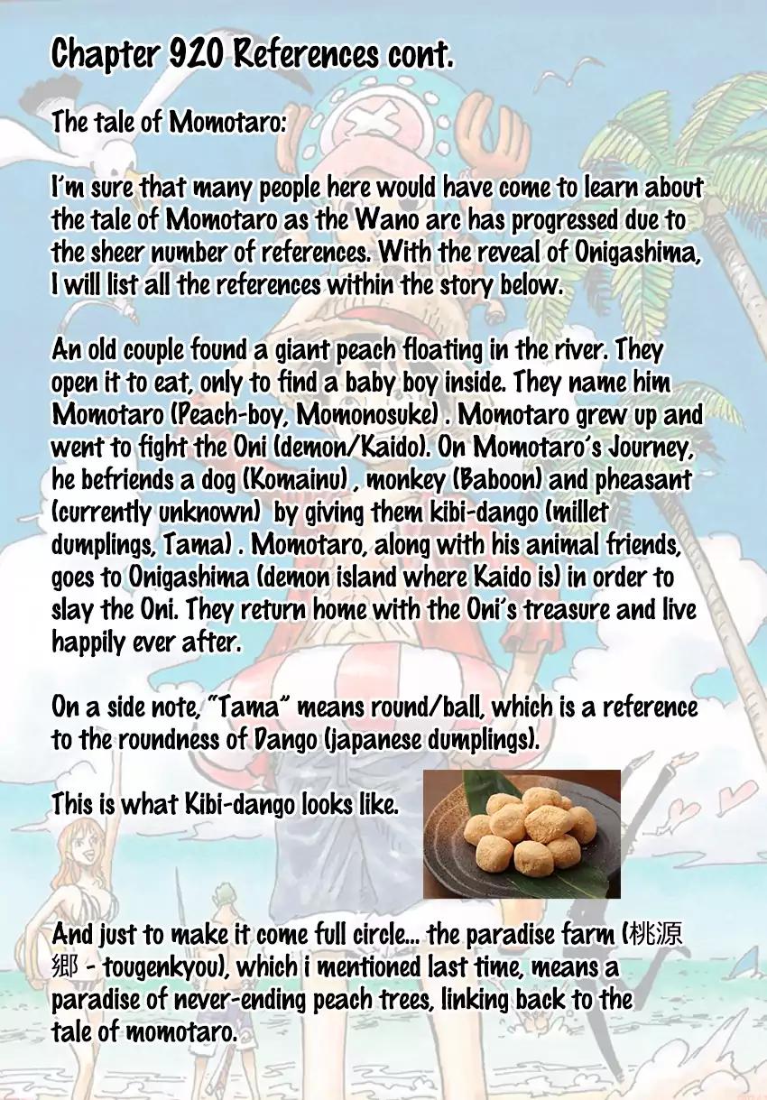 One Piece chapter 920 - page 19