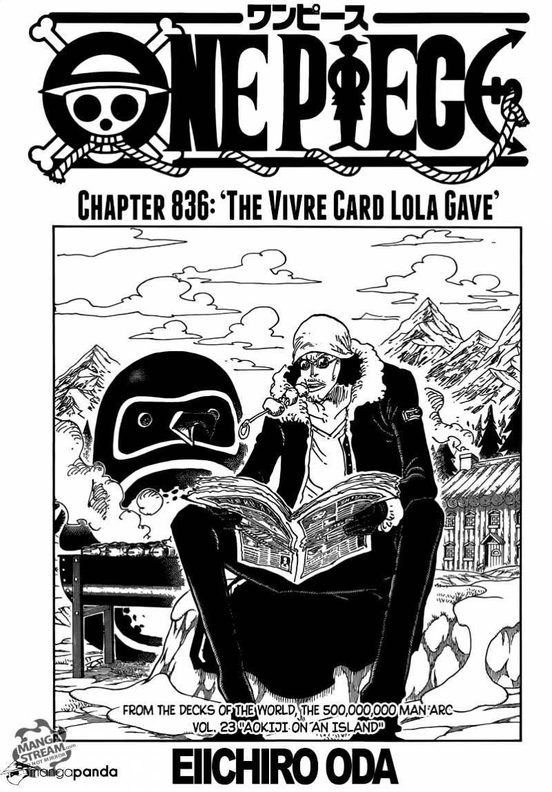 One Piece chapter 836 - page 1