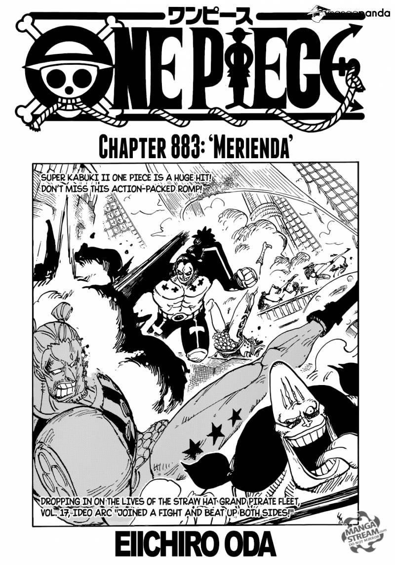 One Piece chapter 883 - page 1