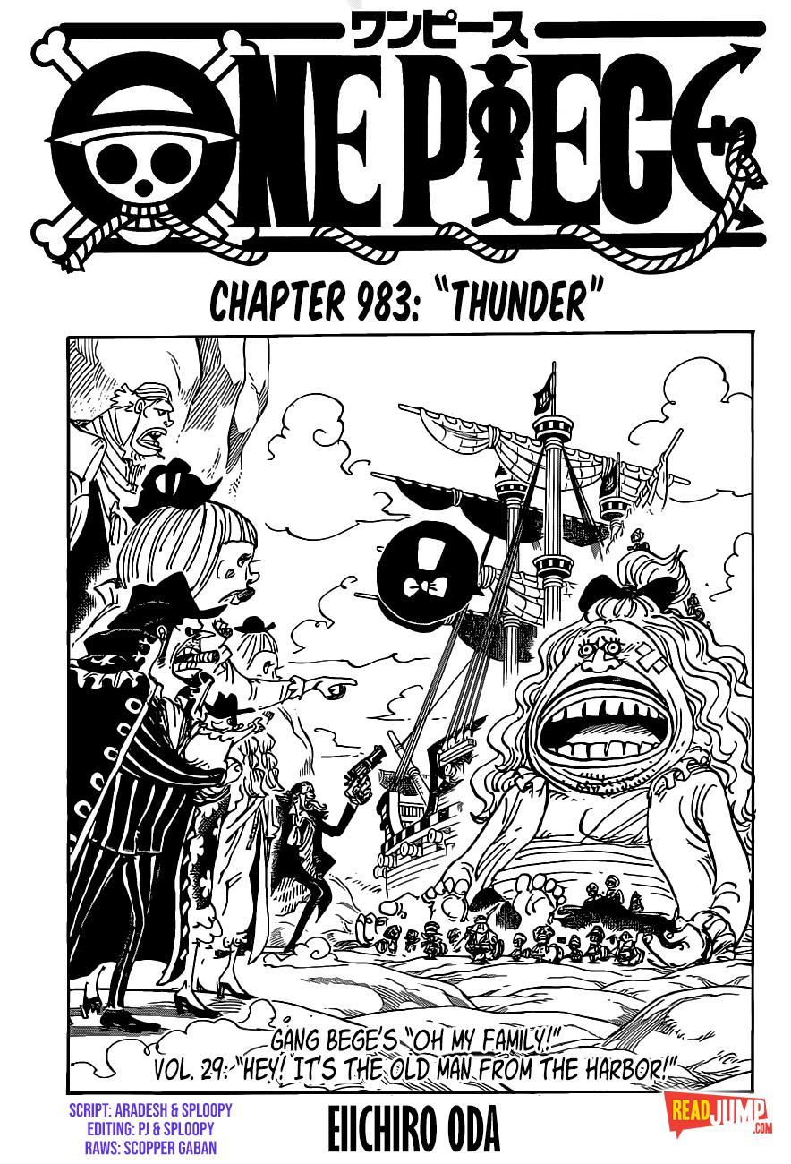 One Piece chapter 983 - page 1