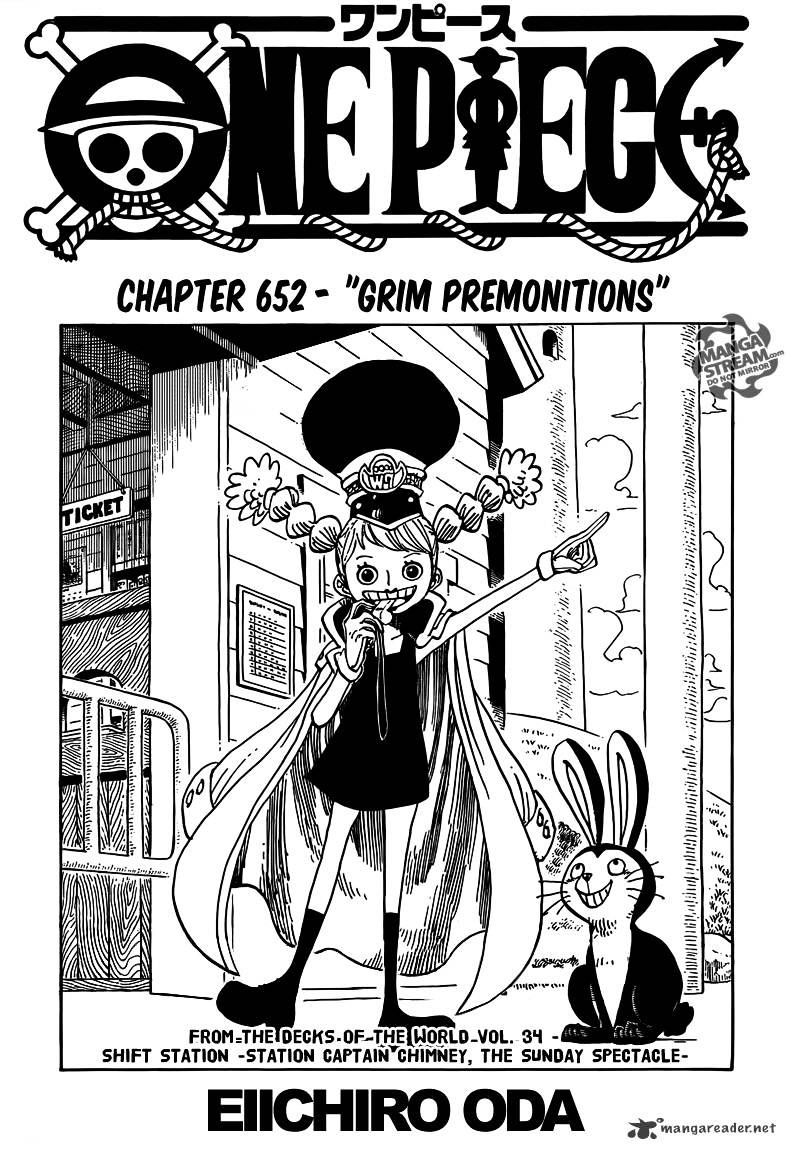 One Piece chapter 652 - page 1