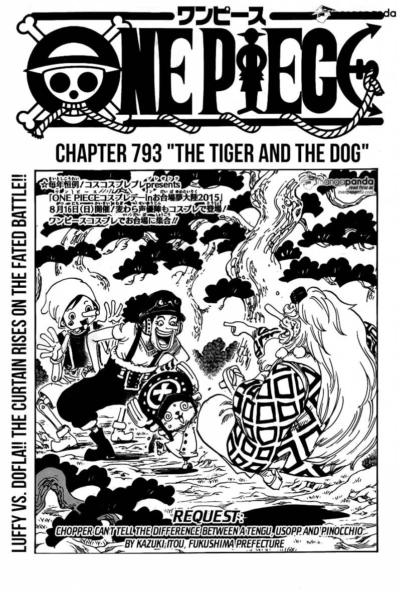 One Piece chapter 793 - page 1