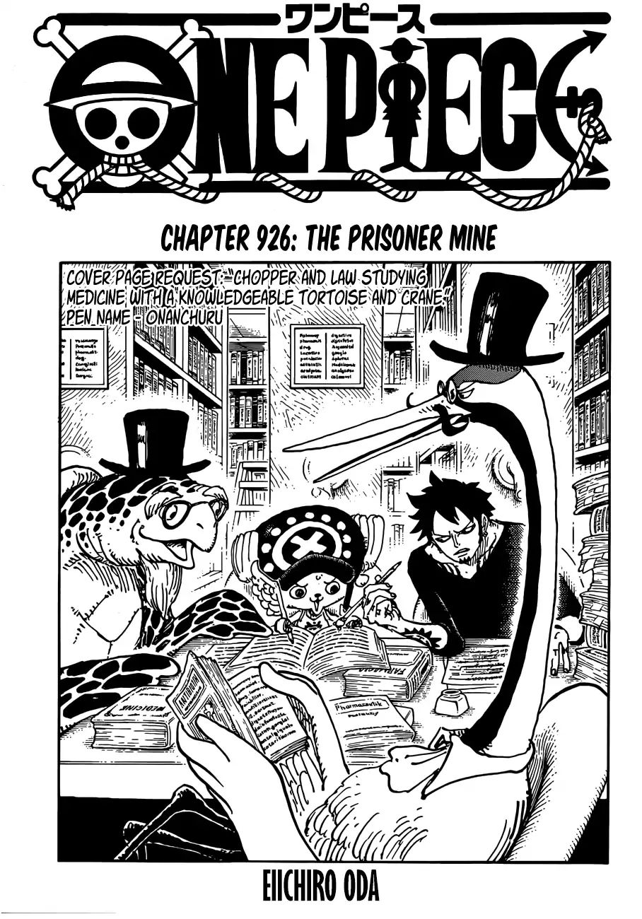 One Piece chapter 926 - page 1