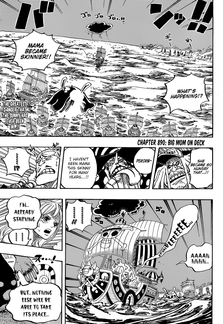 One Piece chapter 890 - page 3