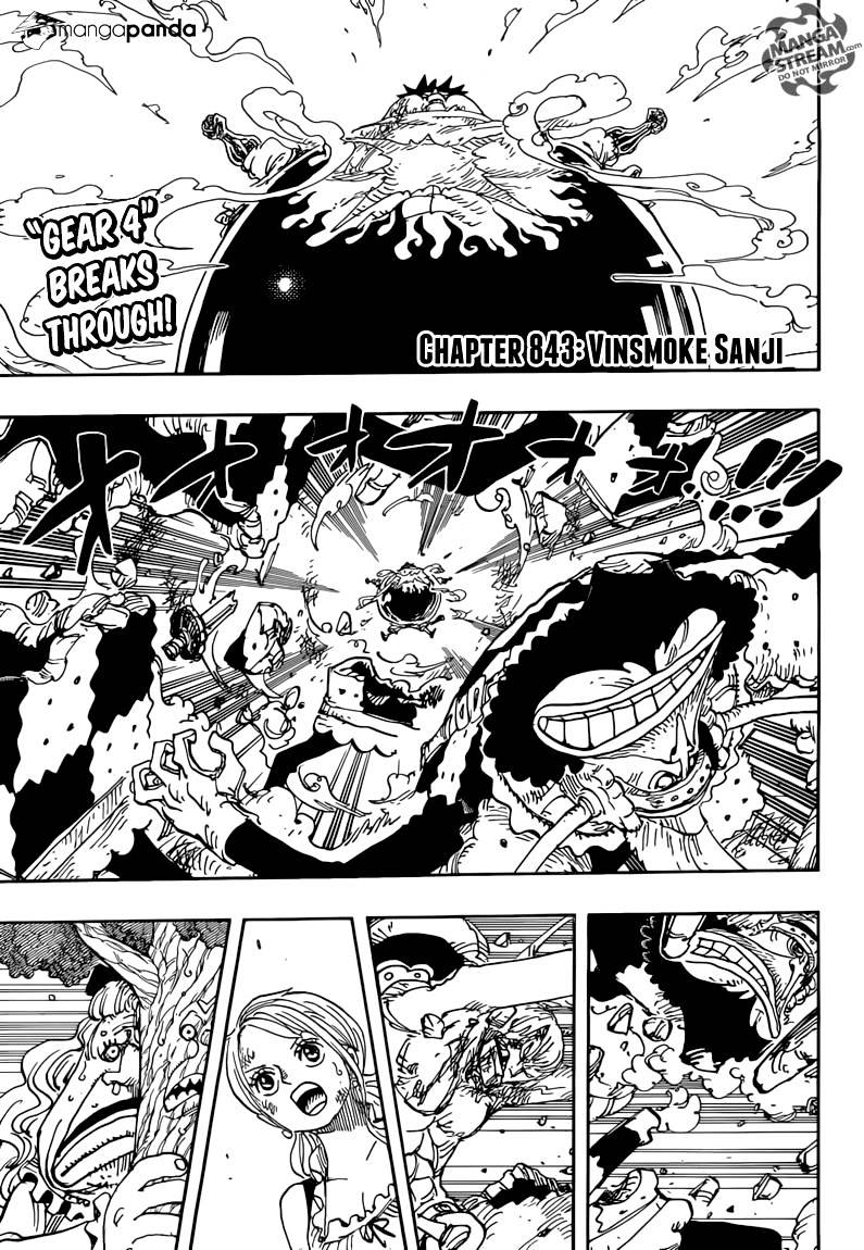 One Piece chapter 843 - page 1