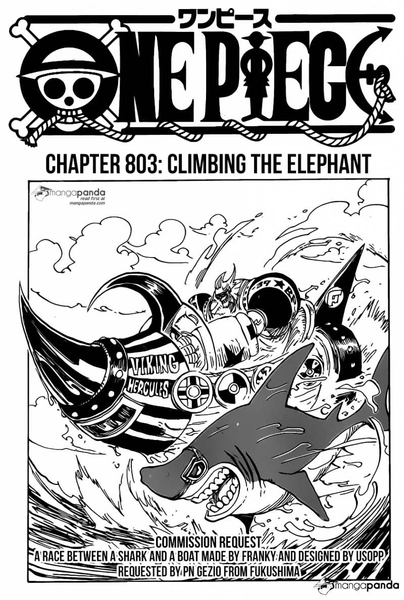One Piece chapter 803 - page 1