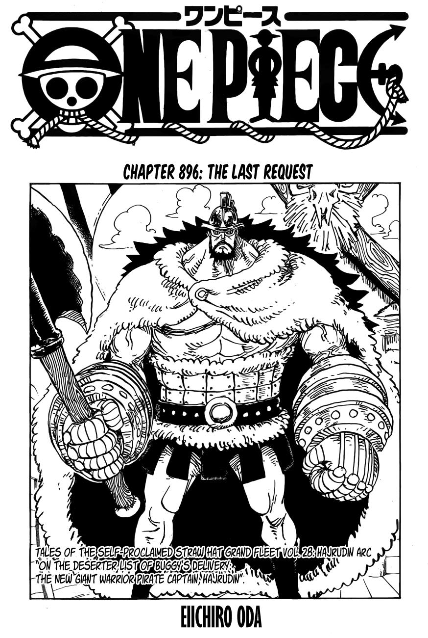One Piece chapter 896 - page 1