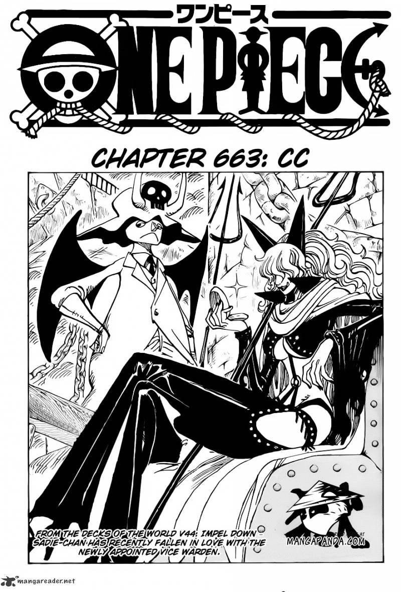 One Piece chapter 663 - page 1