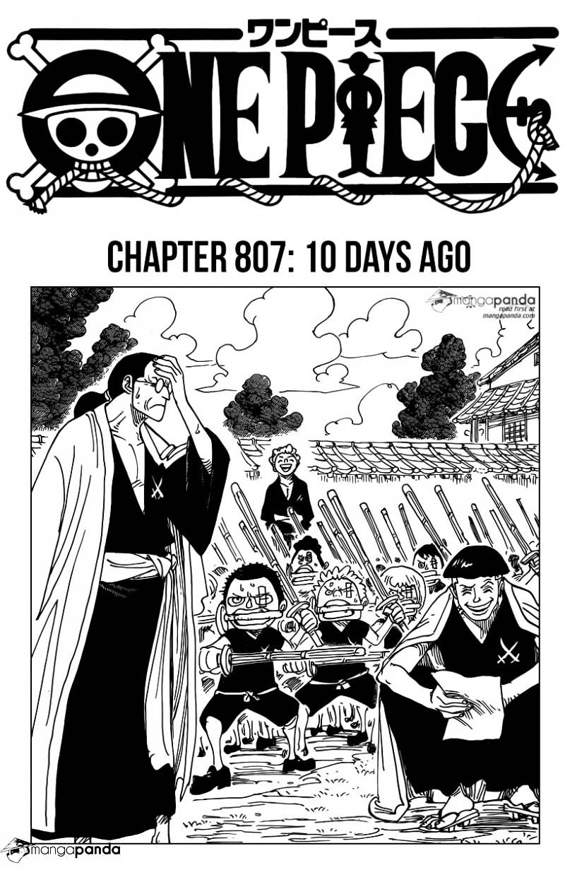 One Piece chapter 807 - page 1