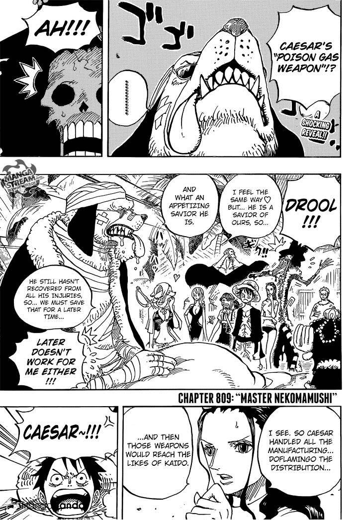 One Piece chapter 809 - page 5