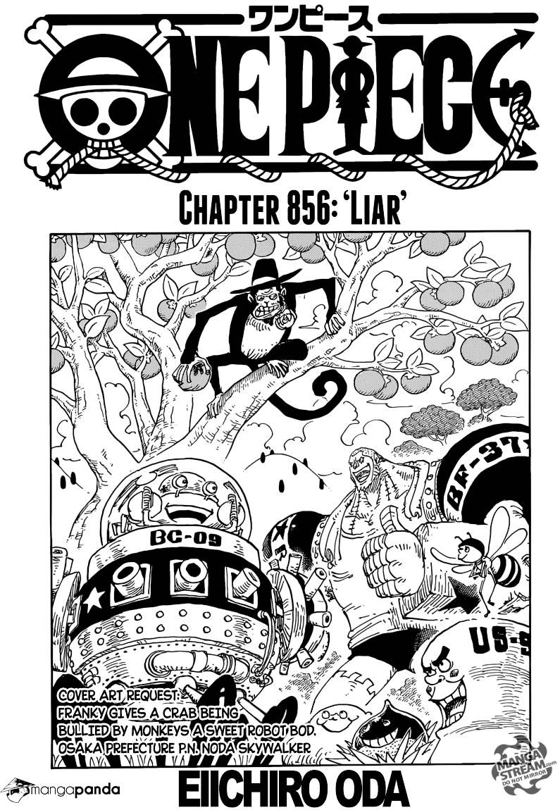 One Piece chapter 856 - page 1