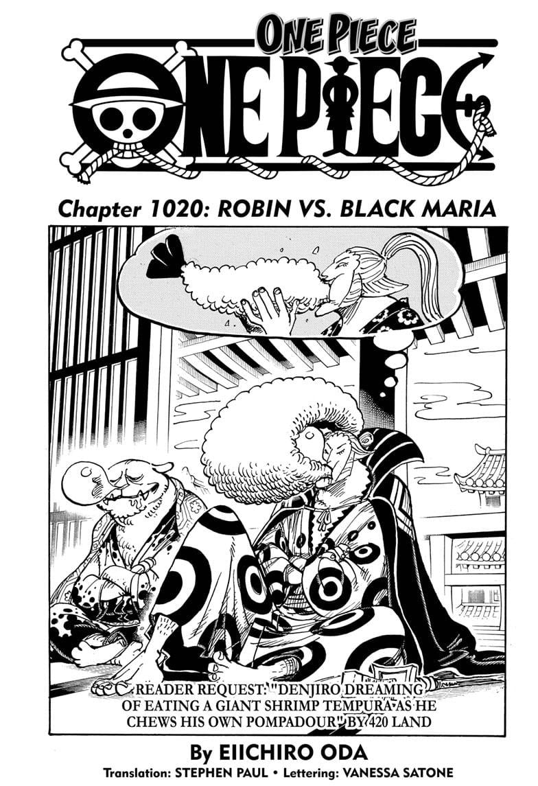 One Piece chapter 1020 - page 1