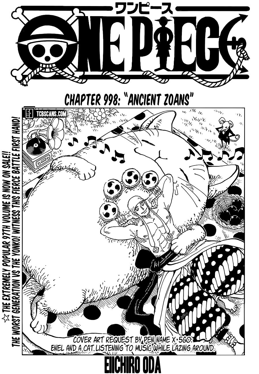 One Piece chapter 998 - page 1