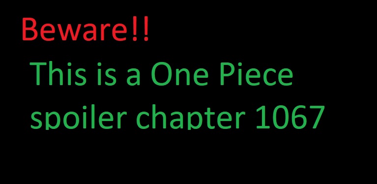 One Piece chapter 1067 - page 1