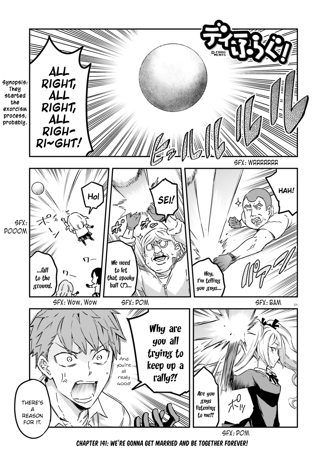 D-Frag! chapter 141 - page 1