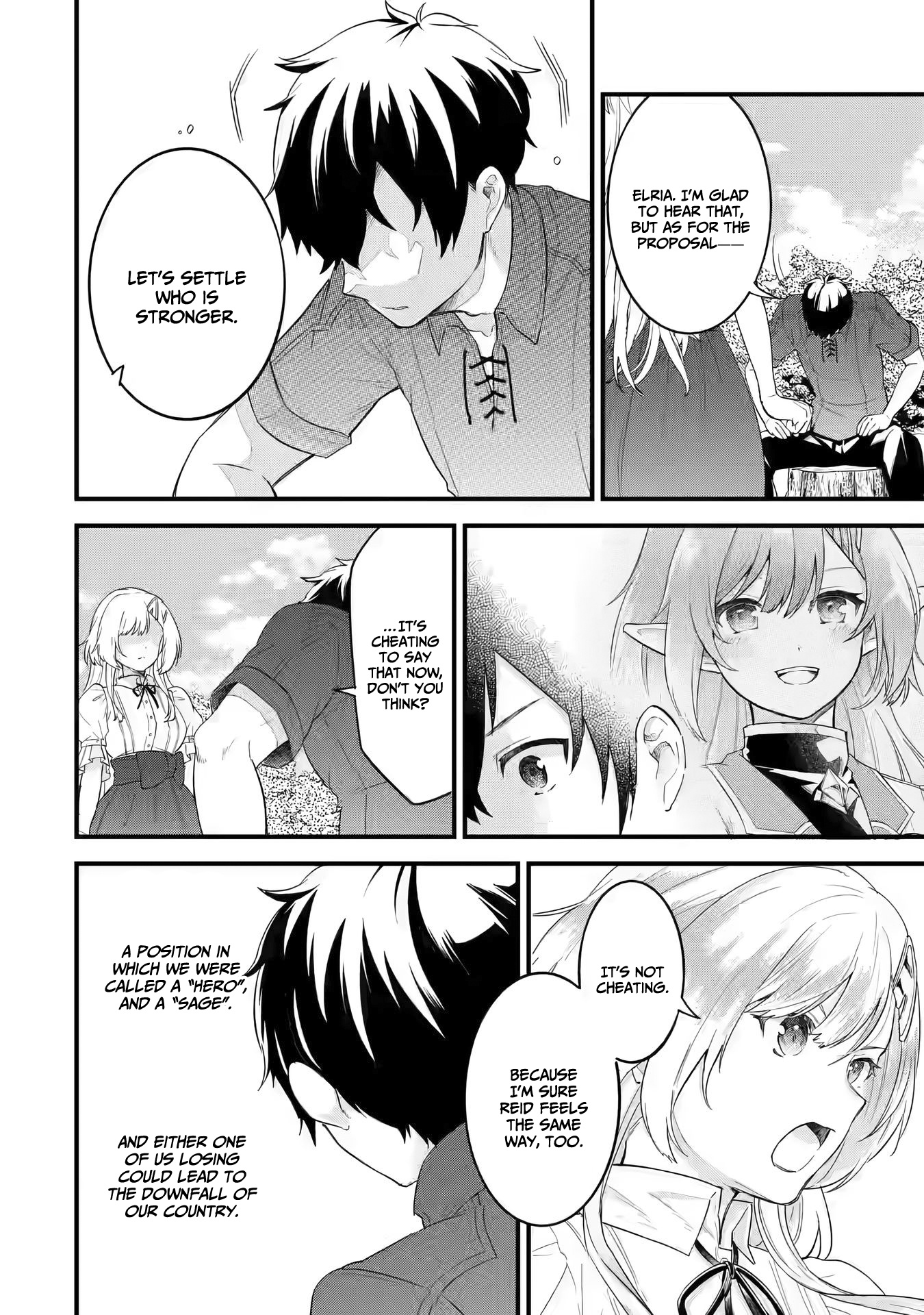 Reincarnated • The Hero Marries the Sage ~After Becoming Engaged to a Former Rival, We Became the Strongest Couple~ chapter 1.2 - page 35