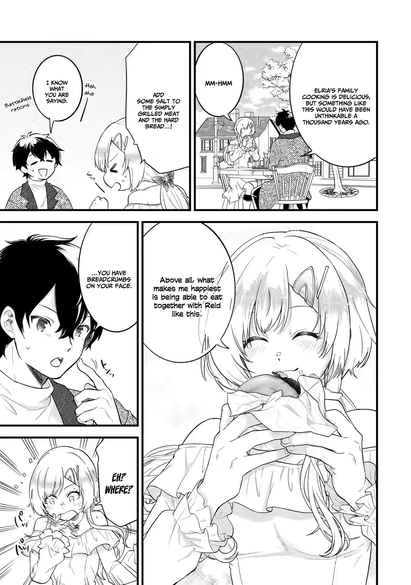 Reincarnated • The Hero Marries the Sage ~After Becoming Engaged to a Former Rival, We Became the Strongest Couple~ chapter 3.2 - page 11