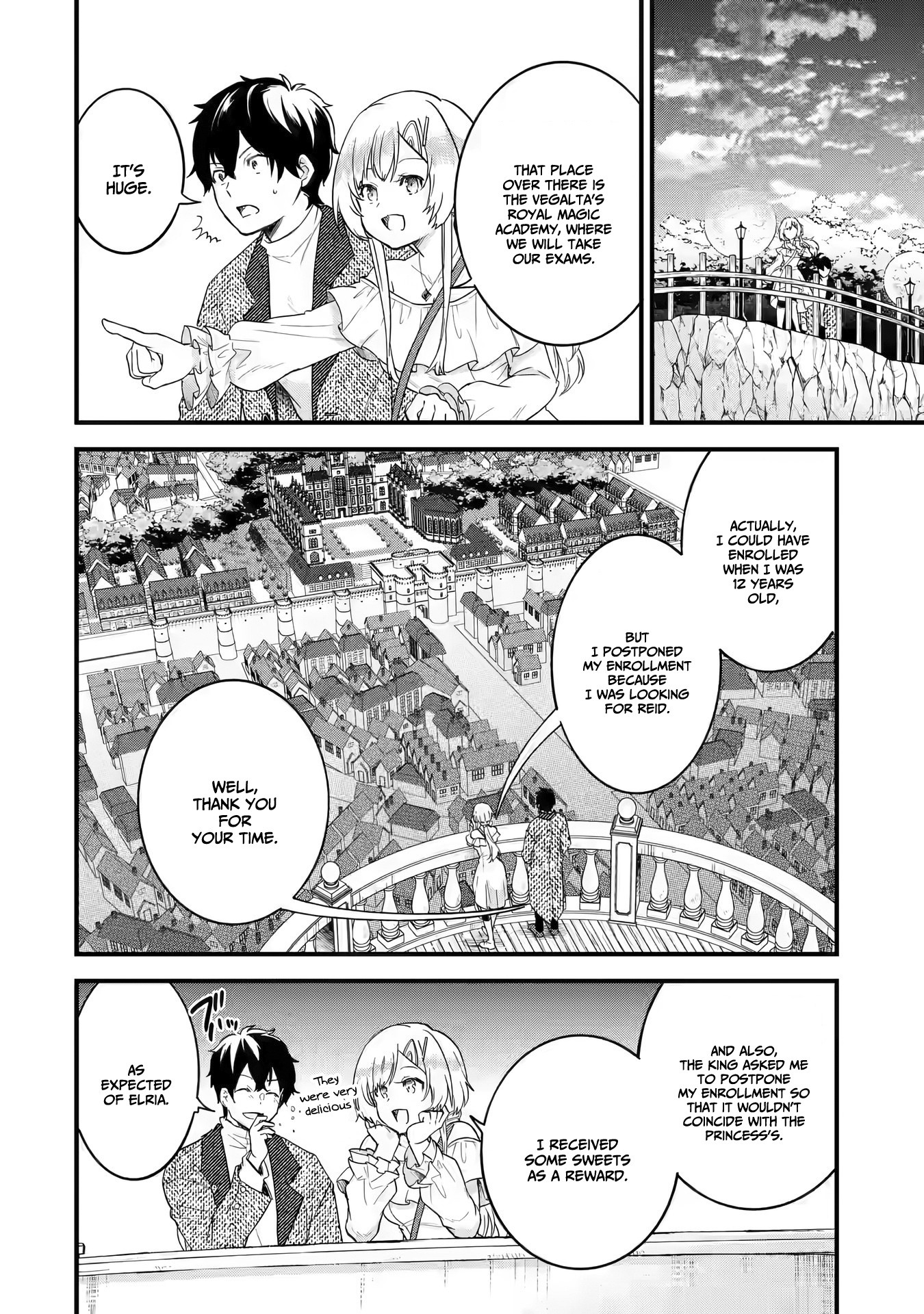 Reincarnated • The Hero Marries the Sage ~After Becoming Engaged to a Former Rival, We Became the Strongest Couple~ chapter 3.2 - page 14