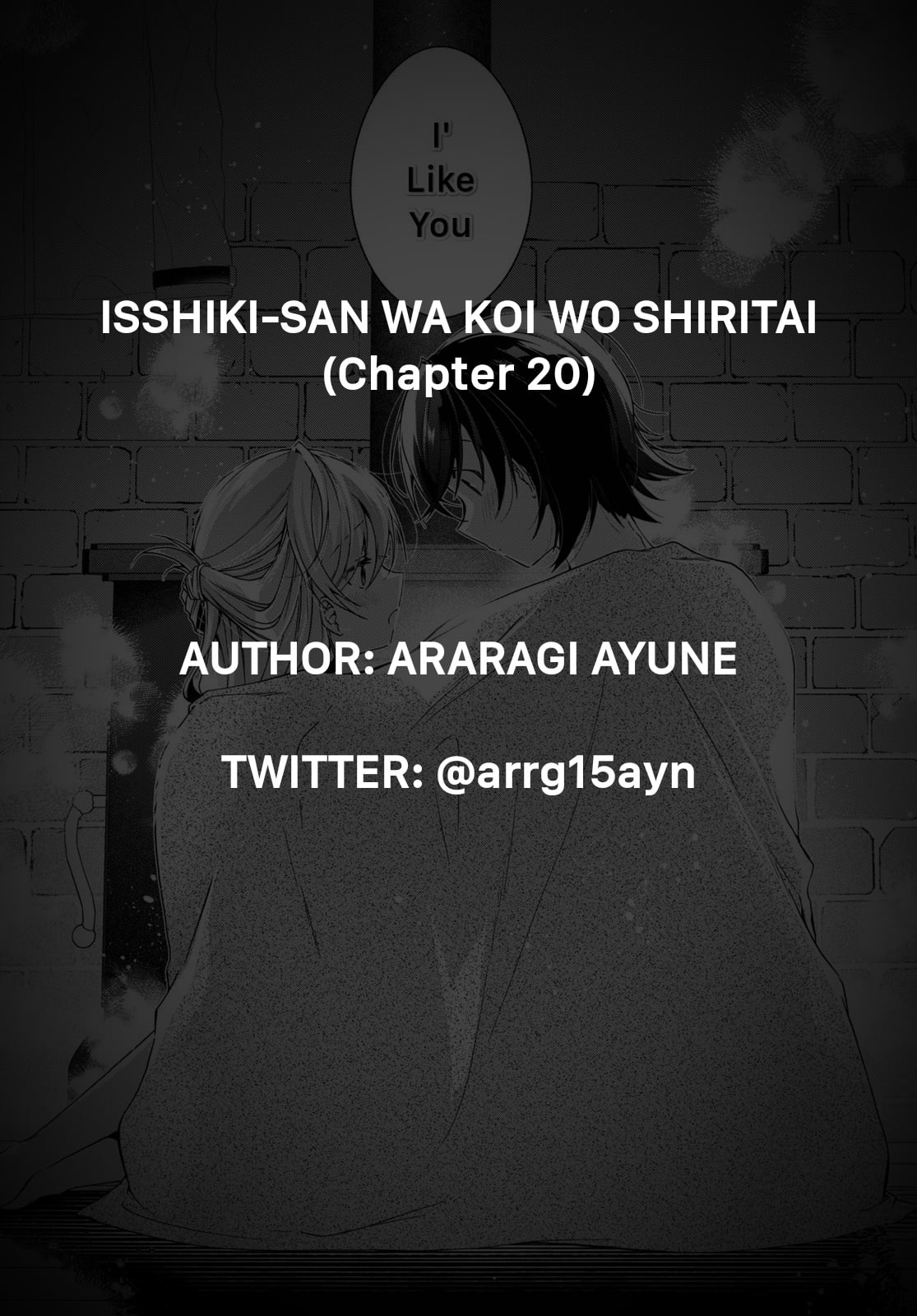 Isshiki-san wa Koi wo shiritai chapter 20 - page 36