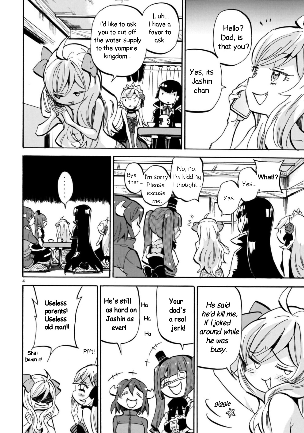 Jashin-chan Dropkick chapter 198 - page 4