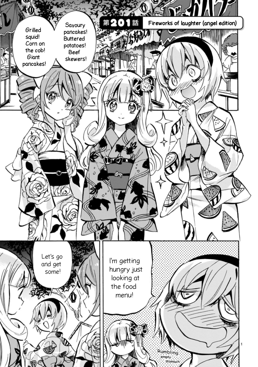 Jashin-chan Dropkick chapter 201 - page 1